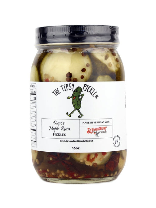 The Tipsy Pickle - Dunc’s Maple Rum Pickles - A Slice of Vermont