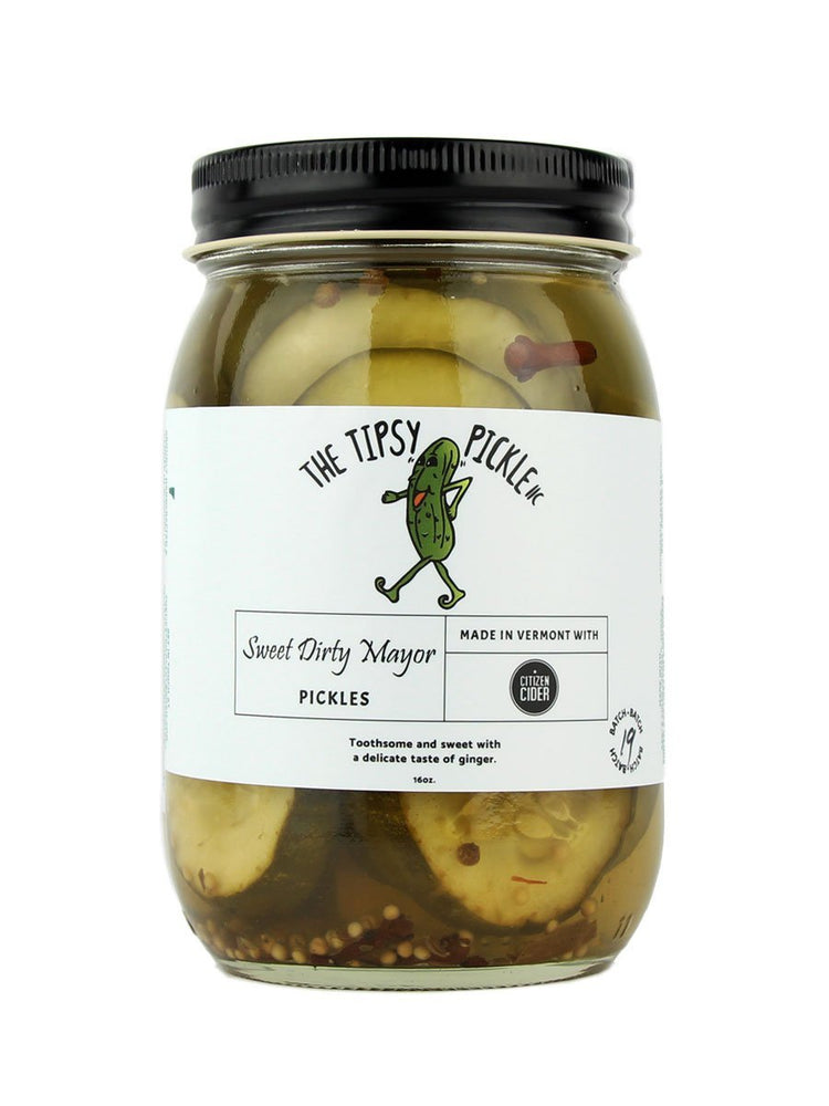 The Tipsy Pickle - Sweet Dirty Mayor Pickles - A Slice of Vermont