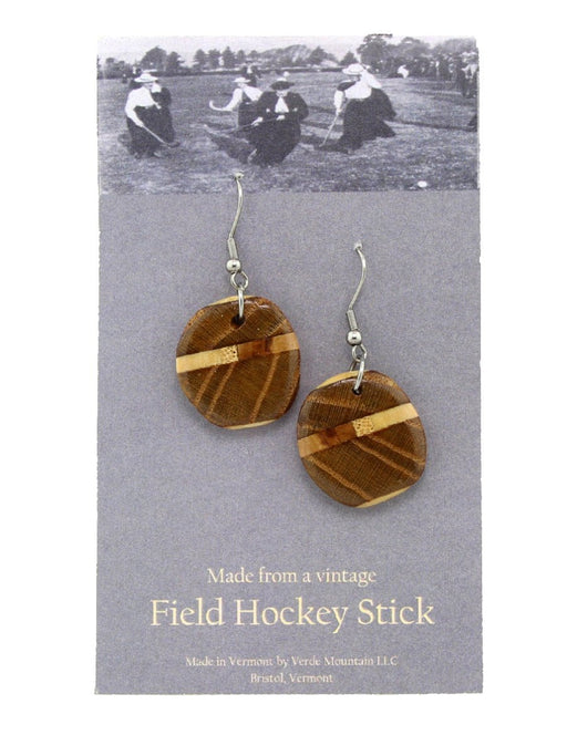 Verde Mountain - Field Hockey Stick Earrings - A Slice of Vermont